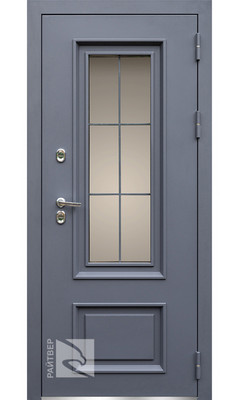 Входная дверь Бристоль 7024 Термо - Белый матовый - фото
